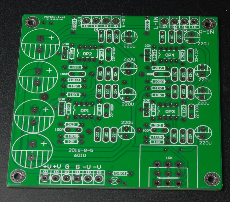 Refer To Mbl6010d Improved Front-Level Kit Ne5534 Board Welding Compatible with Ad797 PCB