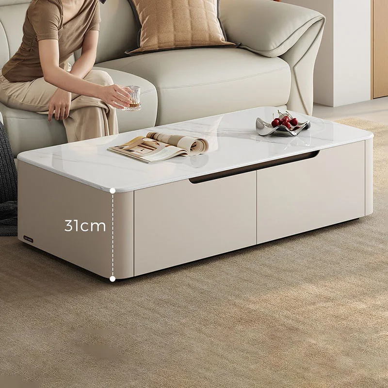 Compact Collectable Coffee Table Home Apartment Center Table Fireplace American Tavolino Salotto Living Room Furniture