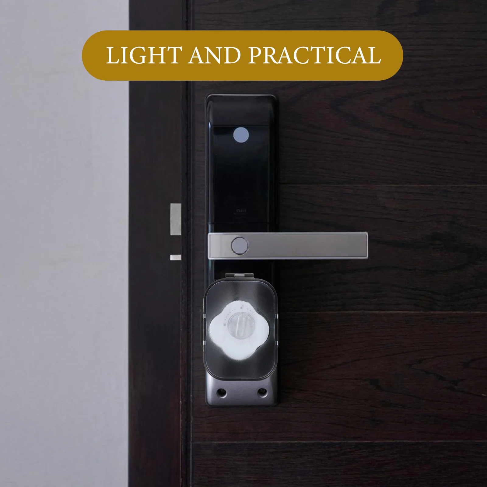 1 قطعة غطاء قفل الباب حريزعلى الأطفال مقبض الباب حامي السلامة سهل تطبيق غطاء أمان الطفل دائم قفل المنزل الطفل