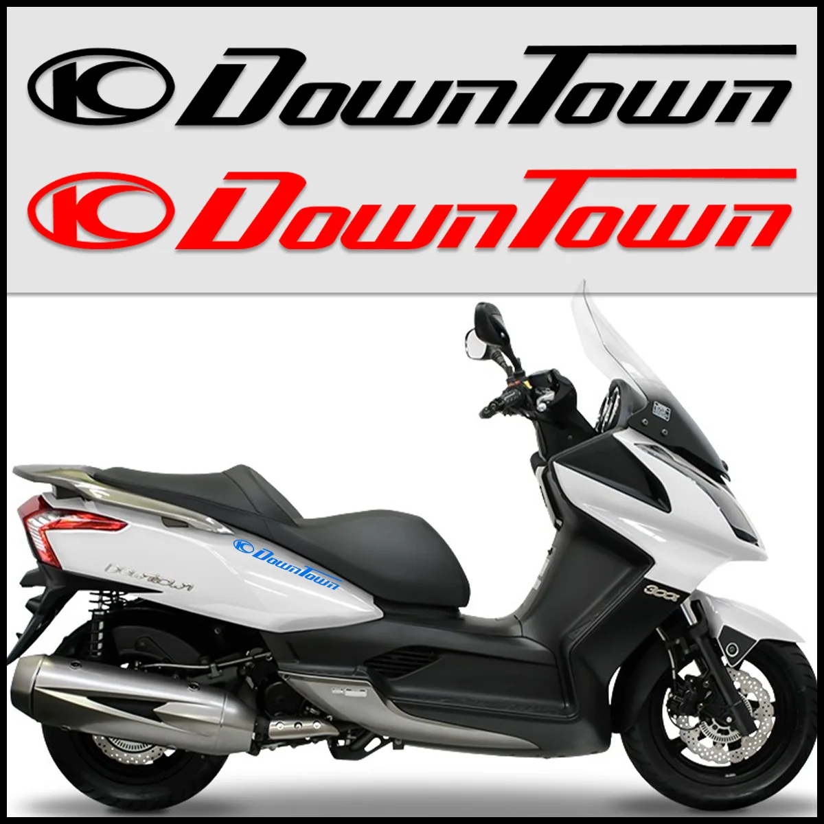Motorcycle Sticker for KYMCO DOWNTOWN Vinyl Reflective Waterproof Fit Body Fuel Tank Side Fairings Decoration Accessory Decal