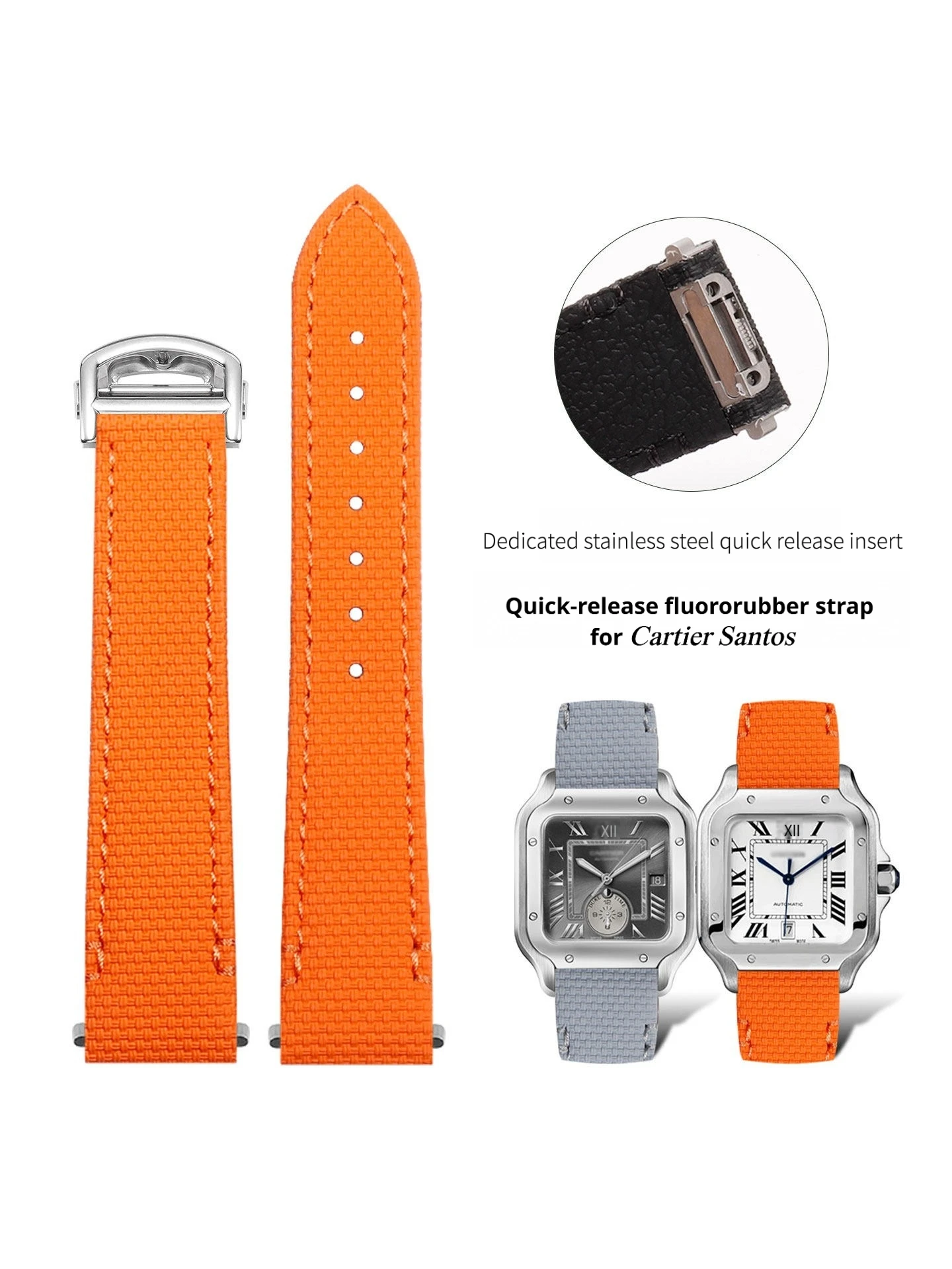 Cartier Watch Santos - Nowy stylowy pasek do zegarka z