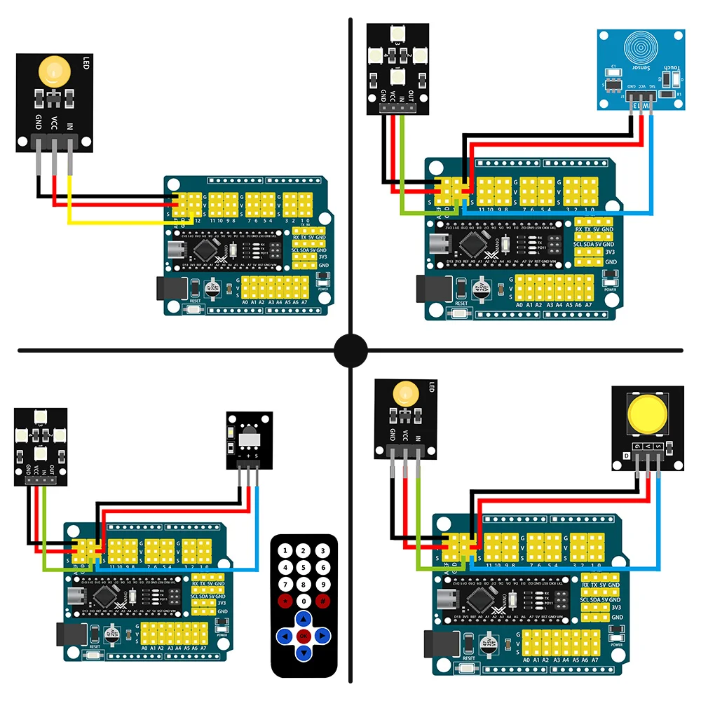 Imagem -05 - Kit Completo Automação Smart Home Model Kit Profissional para Projeto de Programação Arduino Kit Faça Você Mesmo Eletrônica para Aprendizagem Escolar