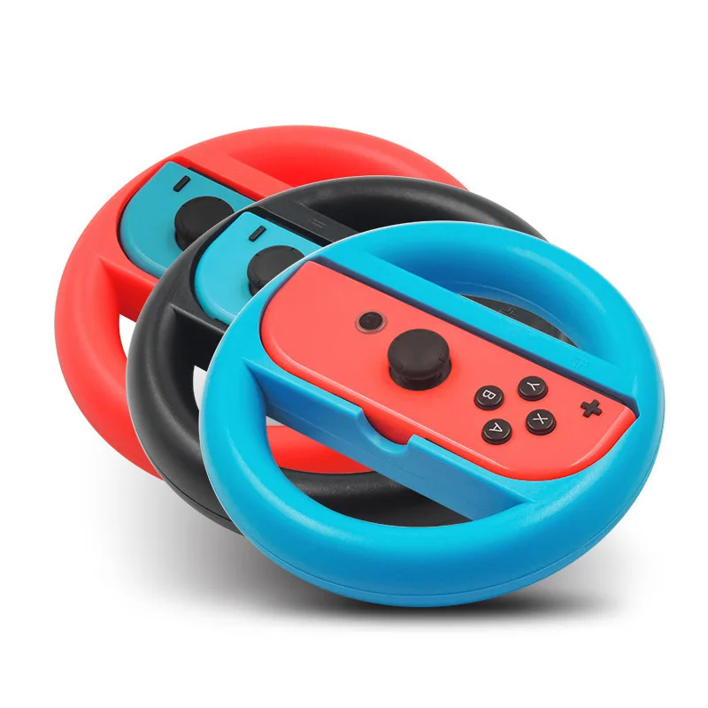 For Nintendo Switch/Switch OLED Steering Wheel Grip Joy-Con Joystick Handle Racing Wheel For Switch Game Controls Accessories