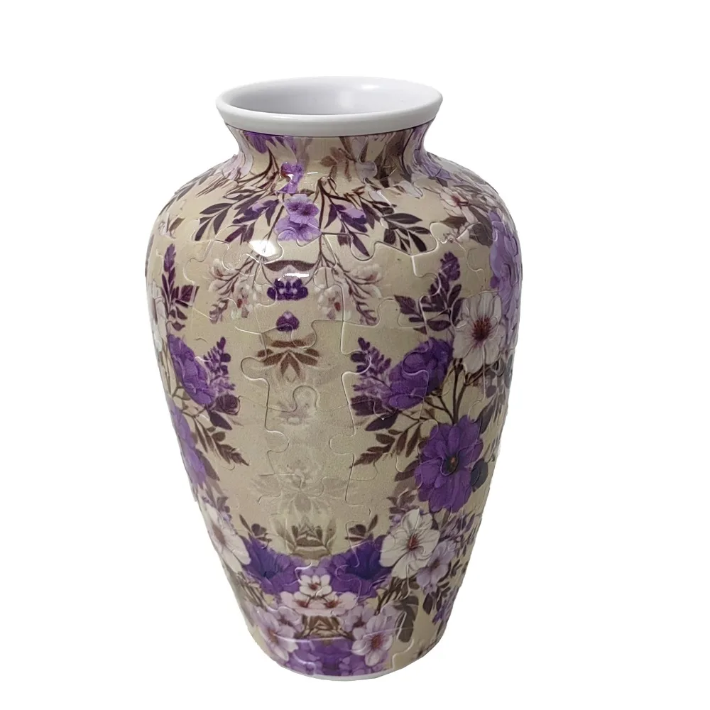 

Креативная 3D-ваза-пазл DIY: водонепроницаемая ваза для цветов, художественная головоломка для аранжировки цветов, декор для дома, ваза для детей/взрослых