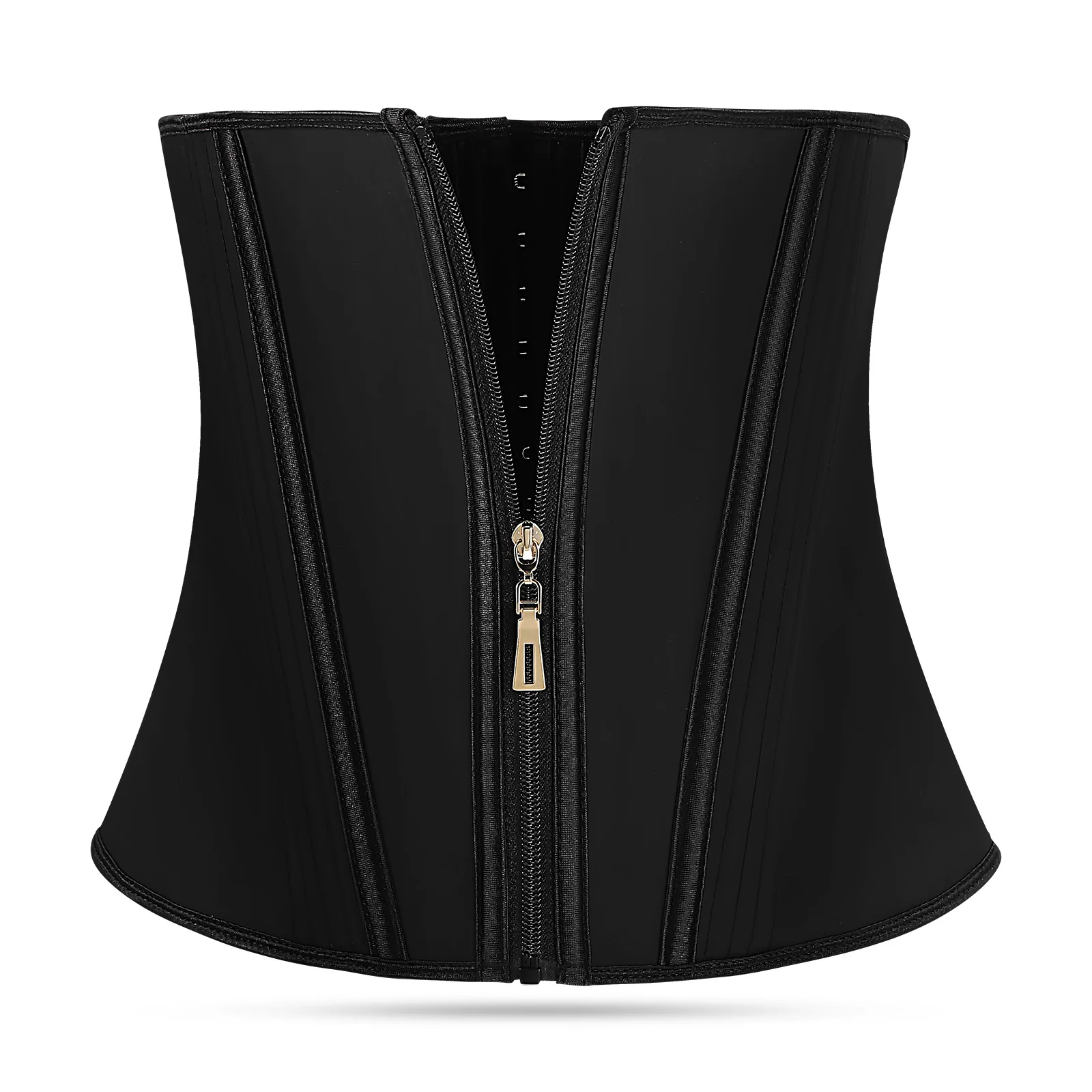 

Body Shaper Tummy Control Waist Trainer Zipper Design Comfortable Shapewear 2xl Shapewear Waist Trainer