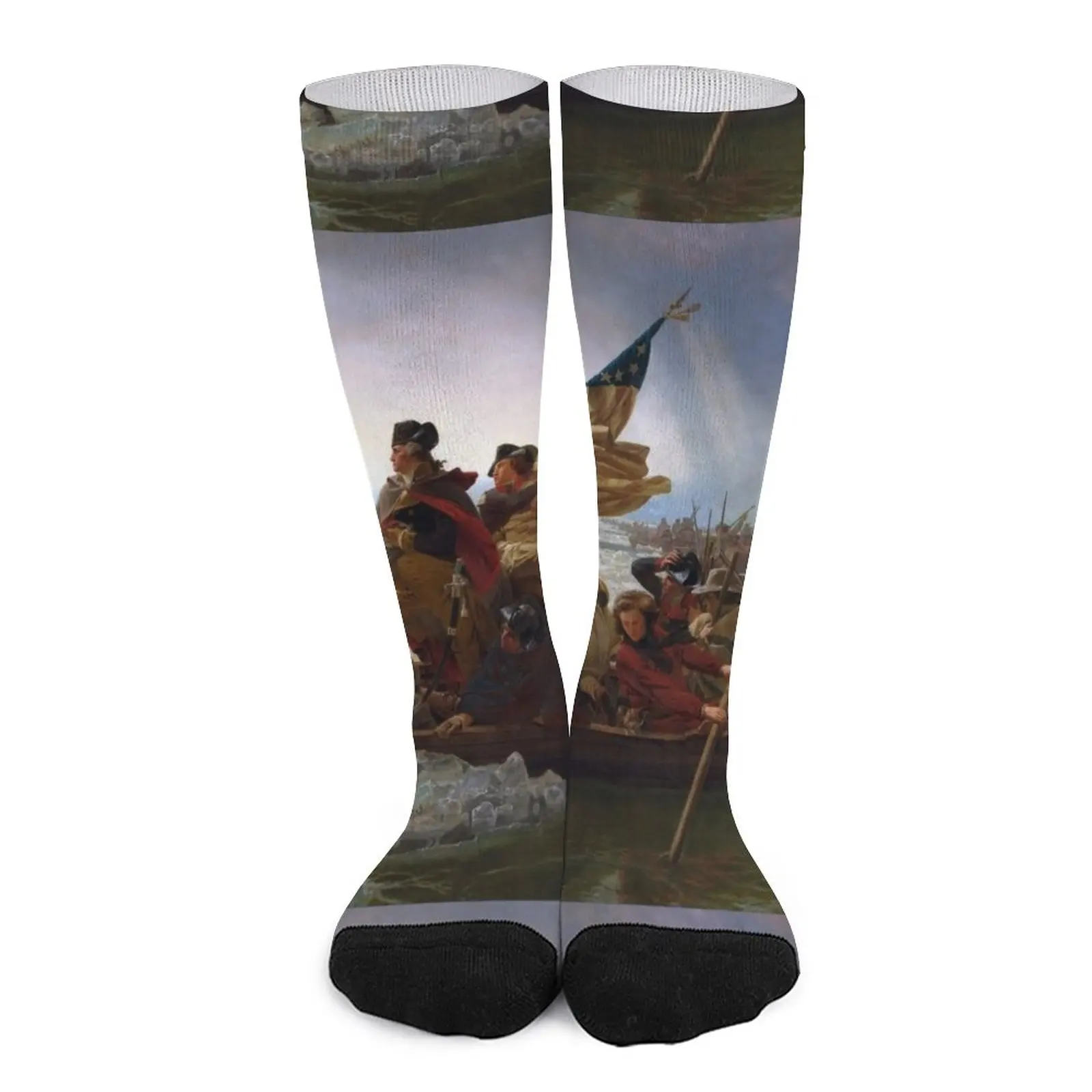 

Washington Crossing the Delaware (Leutze) Socks Run shoes