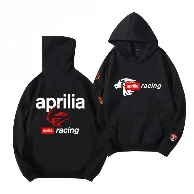 Heavy Locomotive Cultural Hooded Sweater Italy Motorcycle Print Top Autumn and Winter Men's and Women's Cycling Casual Sweater