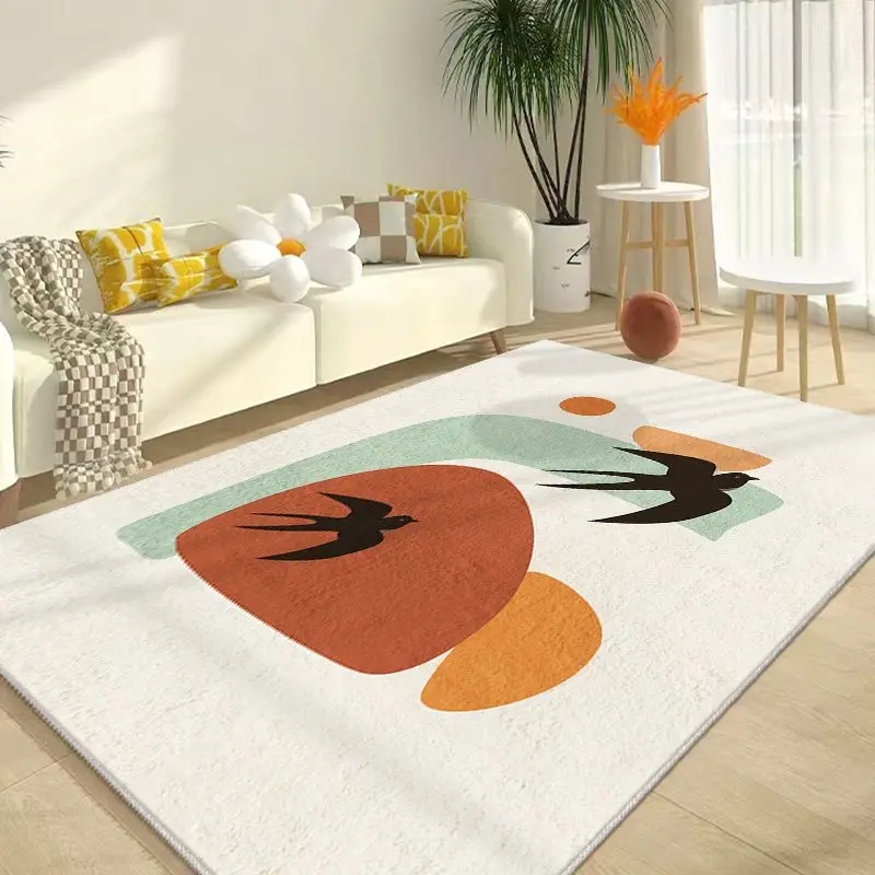 

Modern Minimalist Living Room Decorative Carpet, High-End Light, Luxury Sofa, Tea Table, Non-Slip Rugs, Home Cloakroom,