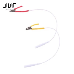 1pcs Electrotherapy Electrode Wires Alligator Massage Clip Cable For Tens Massager Connection Cable Digital Therapy Machine
