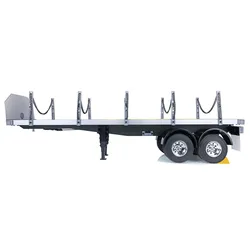 TOUCAN 1/14 Scale DIY 2Axle RC Tractor Flatbed Semi Trailer Truck For Tamiyaya Remote Control Toy Model TH01024-SMT7