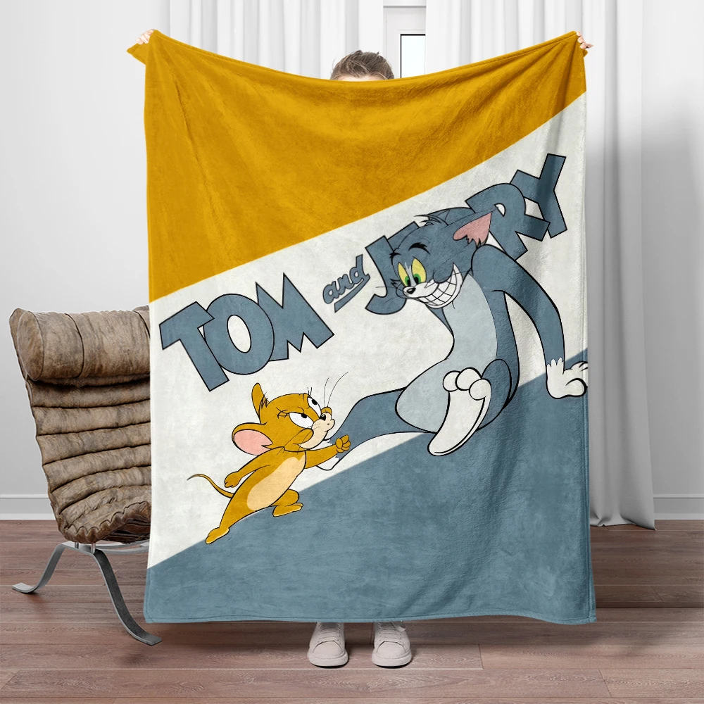 Tom and Jerry Blanket.Seasonal Blankets.Used for Sofas,beds,living Rooms,travel Picnics,blankets,gifts,thin Blankets