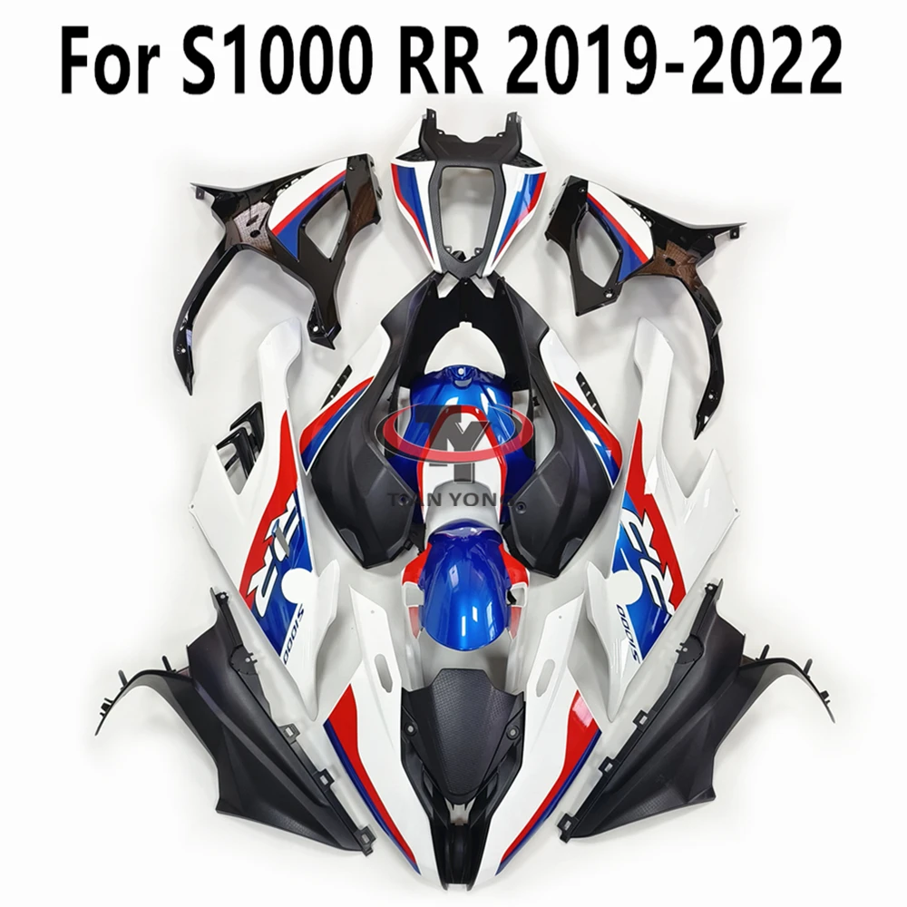 

Bodywork Cowling For S1000RR S1000 RR 2019-2020-2021-2022 Bright White Blue Red Prints High Quality Full Fairing Kit