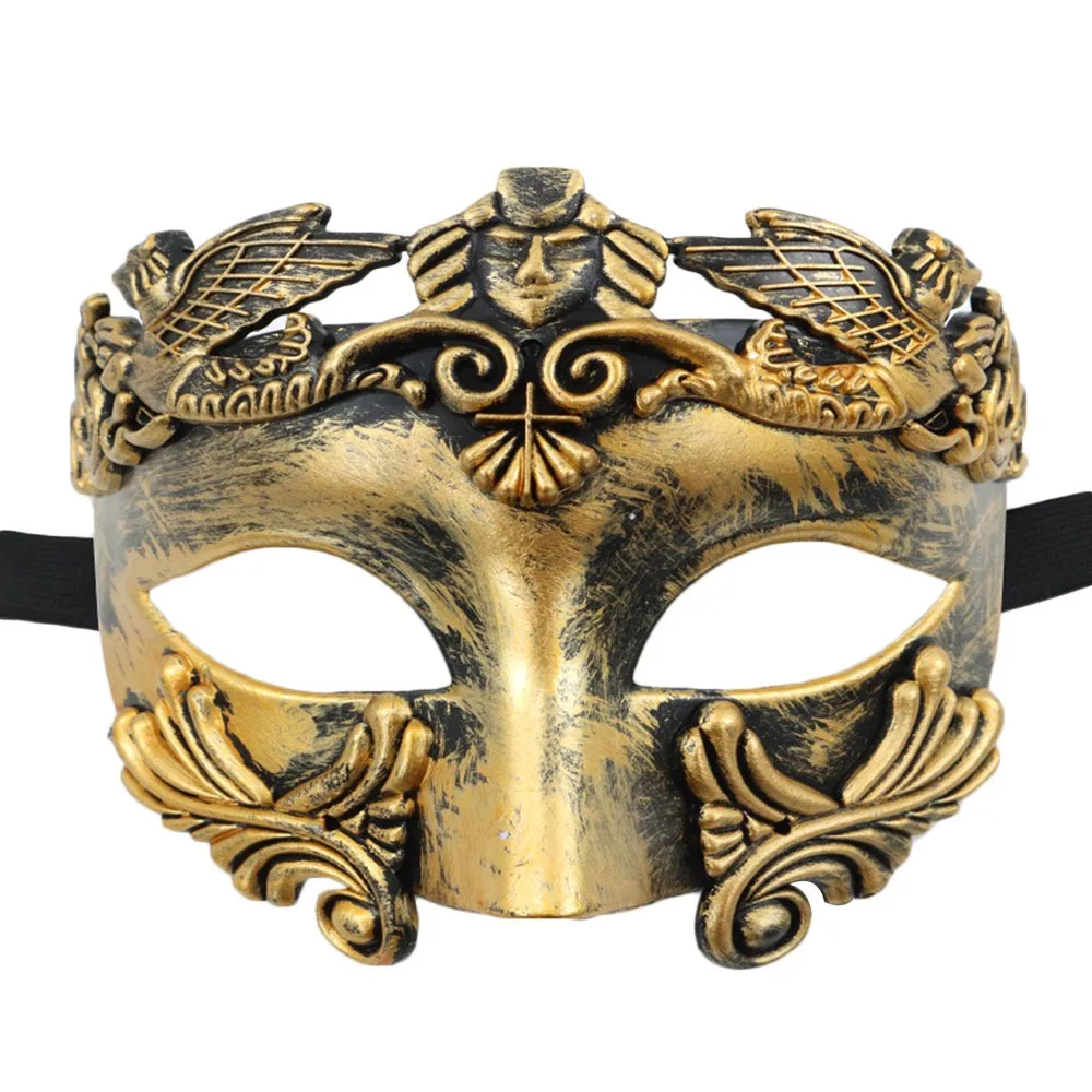 Mode Cosplay Halloween Maske Antike griechische römische halbe Gesichtsmaske venezianische Festival Kostüm Maskerade Maske Halloween Party