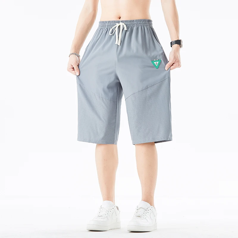 

2026 Summer Loose Shorts Men Breathable Quick Dry Elastic Waist Board Short Pants Fashion Fitness Jogging Man Running Gym Shorts