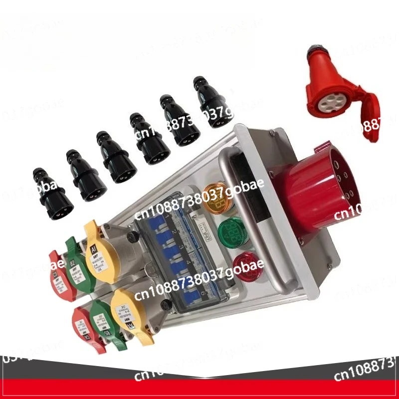 6-way small electric box, 16A socket box, portable large-screen LED screen power box, controller, stage power distribution
