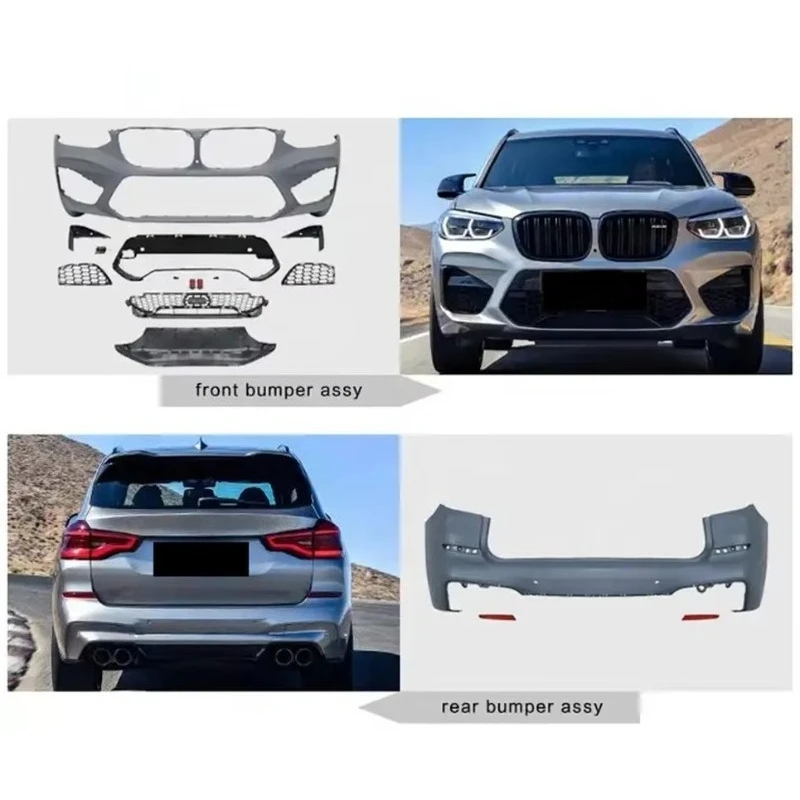 Car X3 Upgard To X3M Bumper Body Kit For X3 G01 Upgrade X3M Front Bumper Body Kits