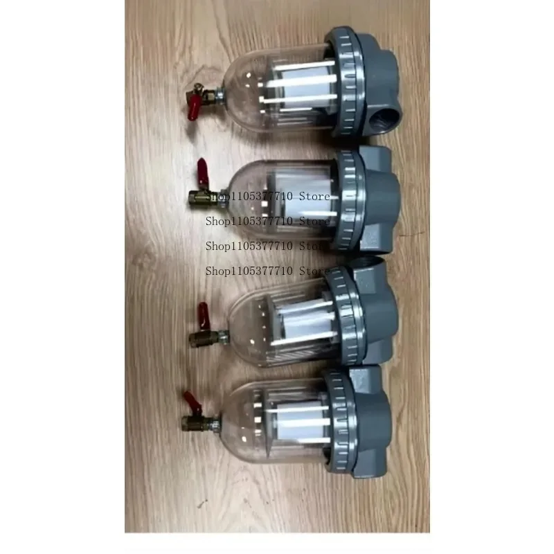 Vacuum Pump Water-Vapor Separator, Glass Cup Filter, High-Efficiency Water Removal for Negative Pressure Pump Inlet