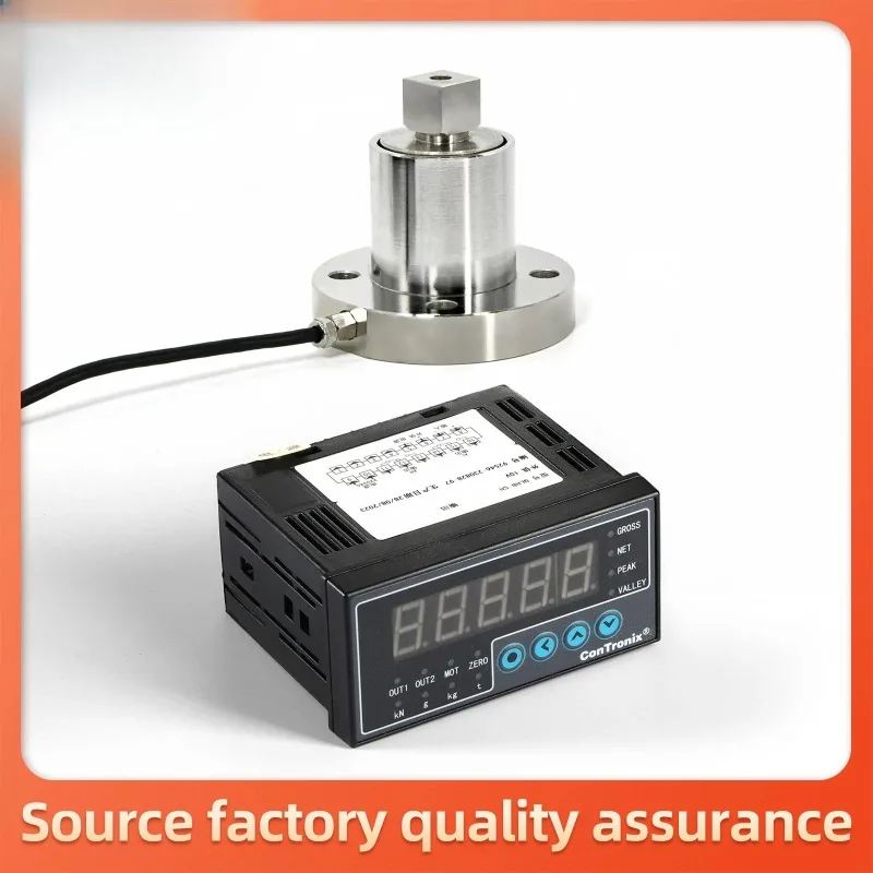 Load Cell + Indicator Display Half Flange Static Torque Sensor Torque High Precision Stable Sensor Force Measurement
