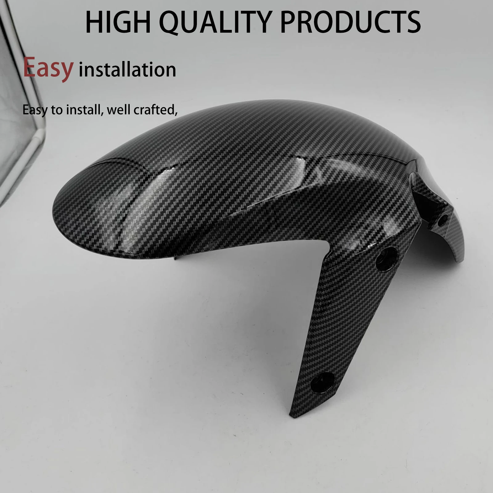 

Motorcycle Front Fender Splash Mudguard ABS Carbon Accessories For Honda CB500F CBR500R CB 500F CBR 500R 2013-2021