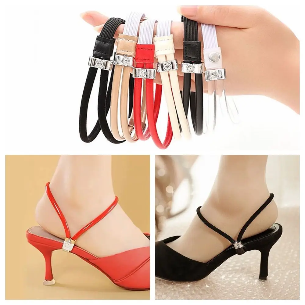 

Prevent Falling Off Elastic Fixing Straps Anti-slip Straps Fashion Women's Shoelaces Secure Comfort High-heel Shoelaces Women