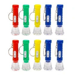 10 Pieces Mini Led Flashlight Keychain Portable LED Flashlight for Camping