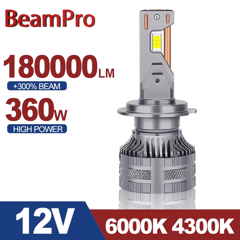 

H7 Canbus 180000 LM H11 H4 H1 HB3 9005 HB4 HIR2 H8 Автомобильный светодиодный 360 Вт Турбо Авто противотуманные фары Мотоцикл 6000K 4300K 12V Лампа для фар