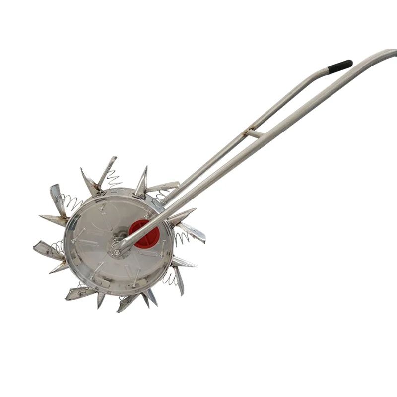 Transparent corn, peanut, soybean small planter, multi-functional manual hand push roller fertilization