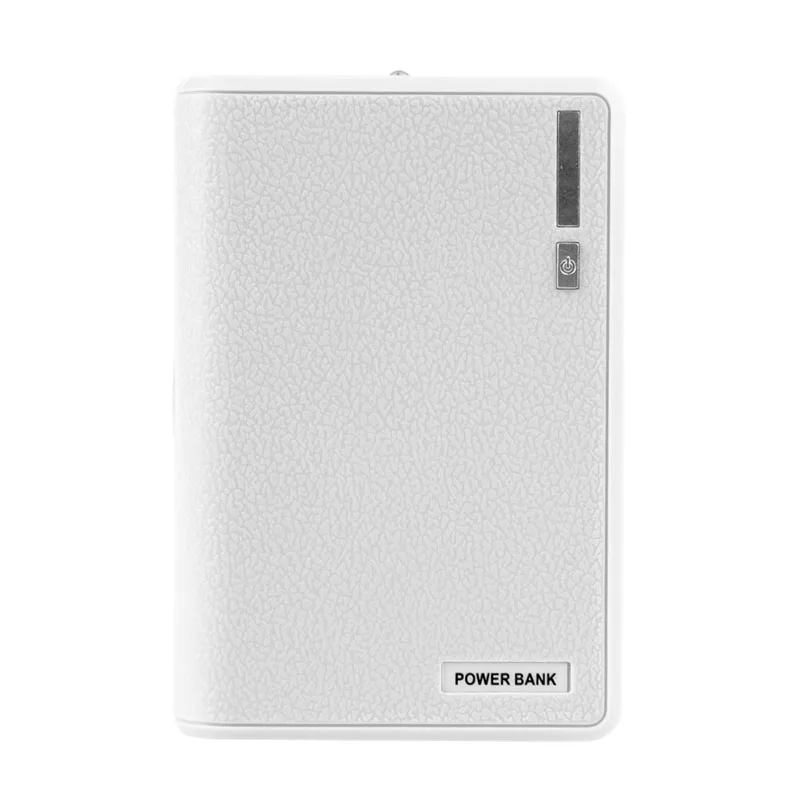 Power Bank z dwoma portami USB 4x 18650 zewnętrzna kopia zapasowa Power Bank etui na telefon