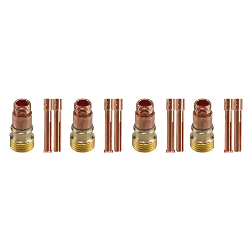 WORTHOWN-41Pcs/Lot TIG torche de soudage buse anneau couvercle gaz lentille verre tasse Kit pour WP17/18/26 accessoires de soudage Kit d'outils ensemble