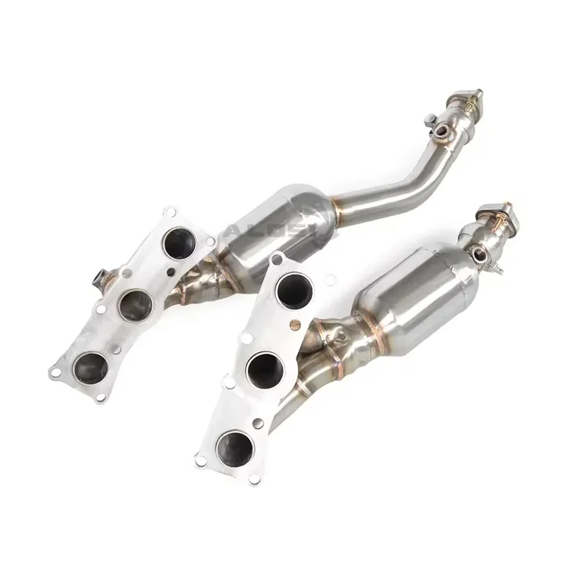 Exhaust Manifold Collector 325i 328i 330i (E90 E91 E92 E93) N52 2.5/3.0 2005-2013 Stainless Steel Catalytic Converters