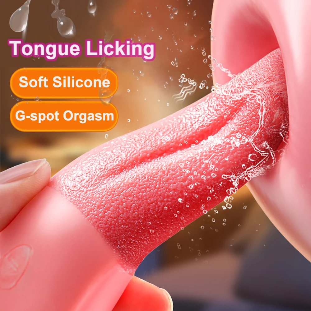 Tongue Licking Cliroris Sucker Powerful Vibrator For Women Clitoral Stimulator Sex Toys for Couples Sexy Rechargeable vibrator