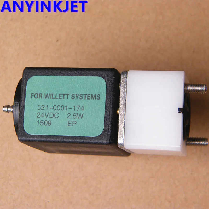 Für Willett 43S Magnetventil 3-Wege 521-0001-174 für Willett 430 460 43S 405 407 400 Tintenstrahl-Codierungsdrucker