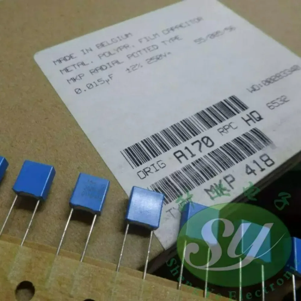 20pcs/lot BC MKP418 0.015uf/250v 15nf 153 Brand New 5mm Film Capacitor (High Precision: 2%)