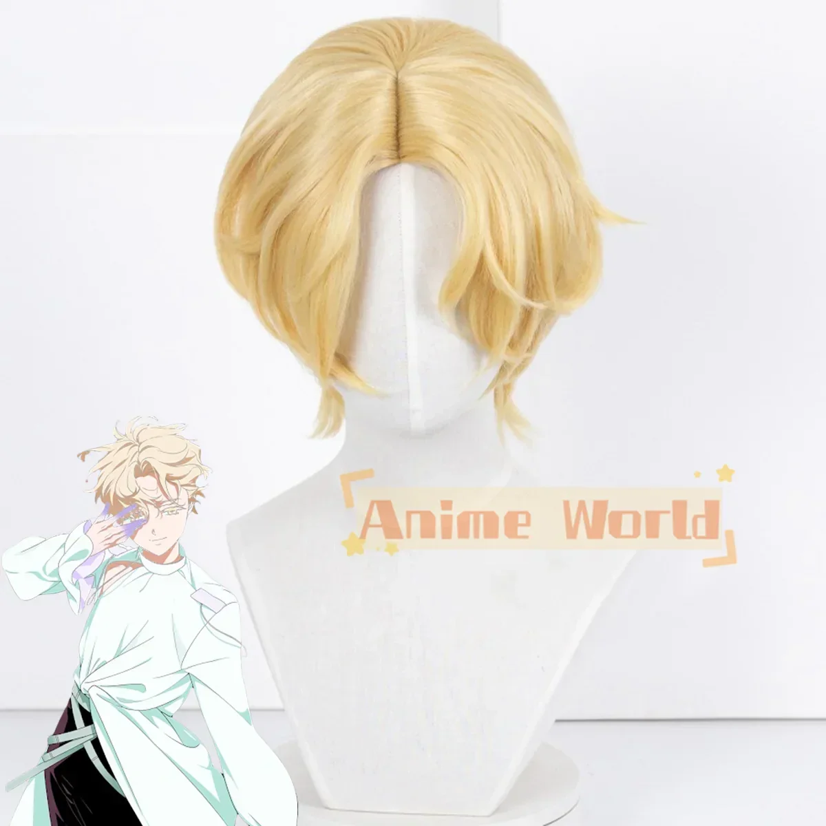 

Limbus Company Heathcliff Brown Cosplay Wig Costume Anime Party Wigs + Wig Cap