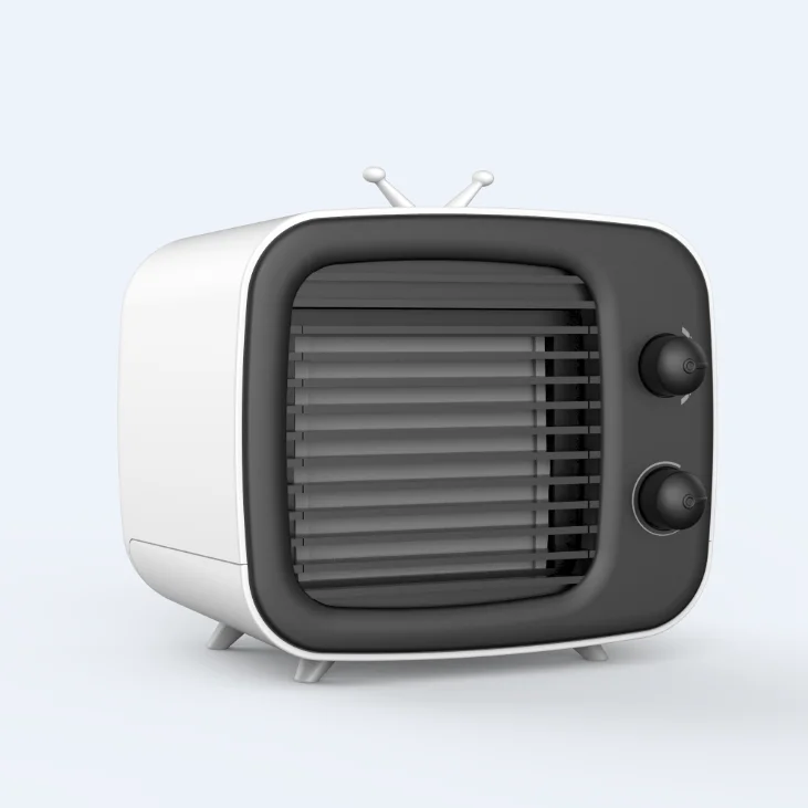 USB5V 10W Air Cooler พัดลมไฟฟ้าพร้อม0.3L ถังน้ำความจุ Air พัดลมทำความเย็น Mini ระบายความร้อนเครื่องปรับอากาศพัดลมทำความเย็น