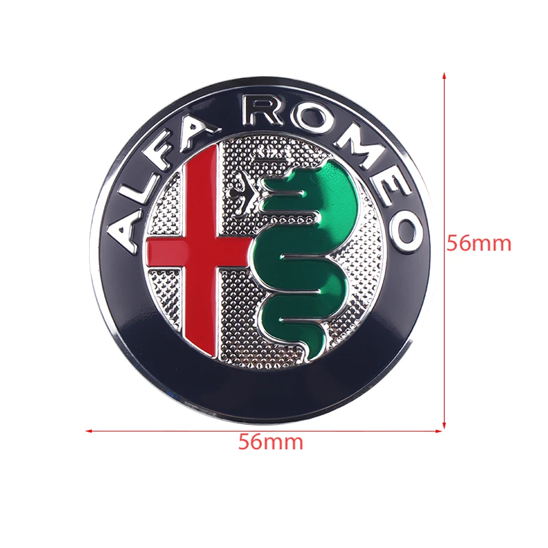 4pcs/set 56mm Car Wheel Center Hub Stickers 60mm Car Wheel Center Hub Caps Auto Decoration Accessories For Alfa Romeo Giulietta