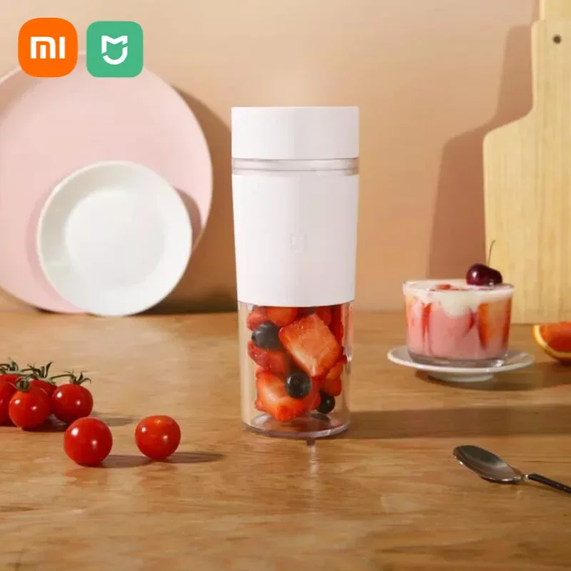 샤오미 미지아 미니 주스 믹서기, 휴대용 USB-C 충전 착즙기, 과일 컵, 식품 가공기, 전기 주방 믹서, 300ml