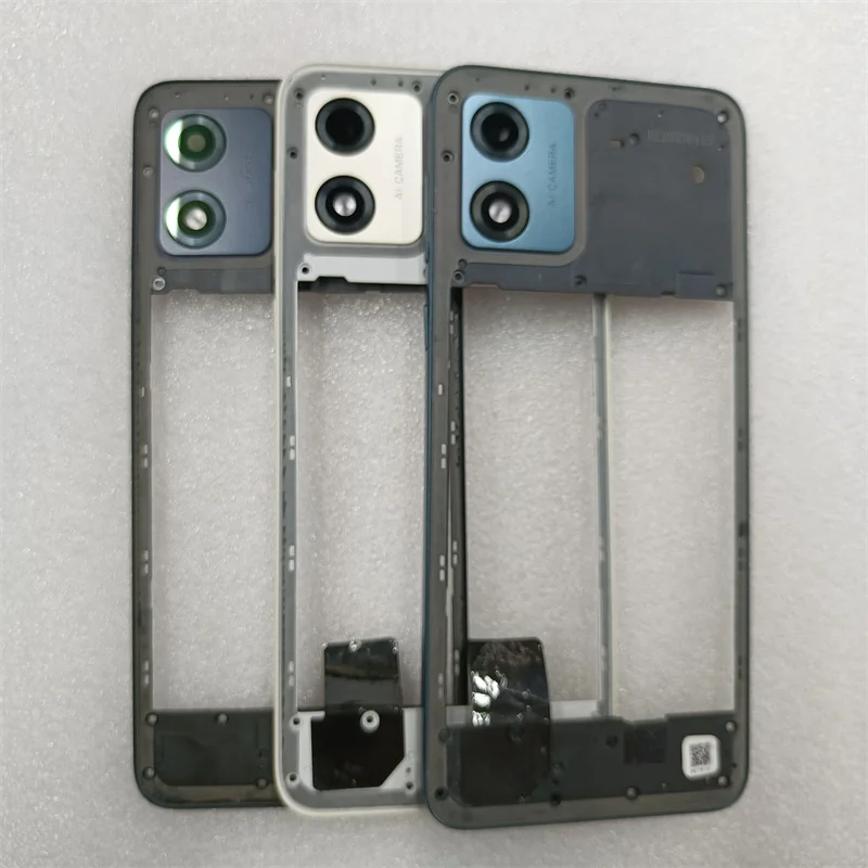 Middle Frame For Motorola Moto E13 Housing Middle Frame Case With Power Volume button Repair Parts