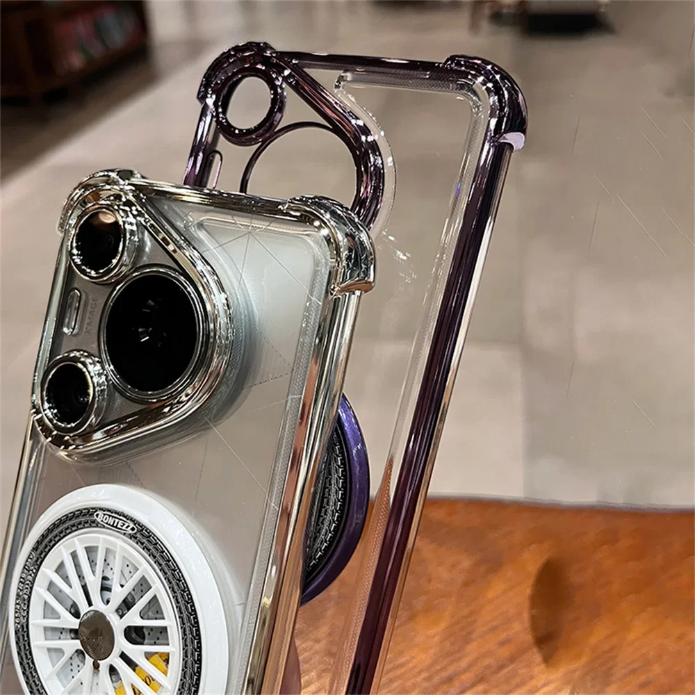 Shockproof Gyroscope Magnetic Case For Huawei Pura 70 P70 P60 Pro Ultra Mate 60 50 Honor 100 90 Nova 12 11 Mate 60 50 40 Magic6