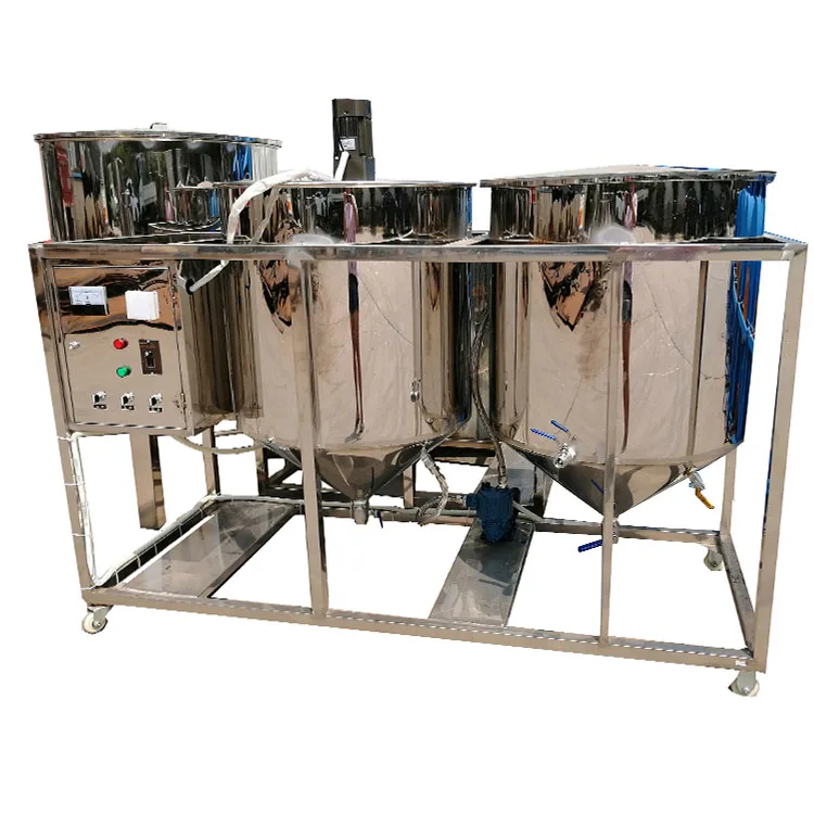 Mini Refinería Modular de Aceite de Girasol Crudo y Aceite de Soja Usado para Producción de Combustible en Venta