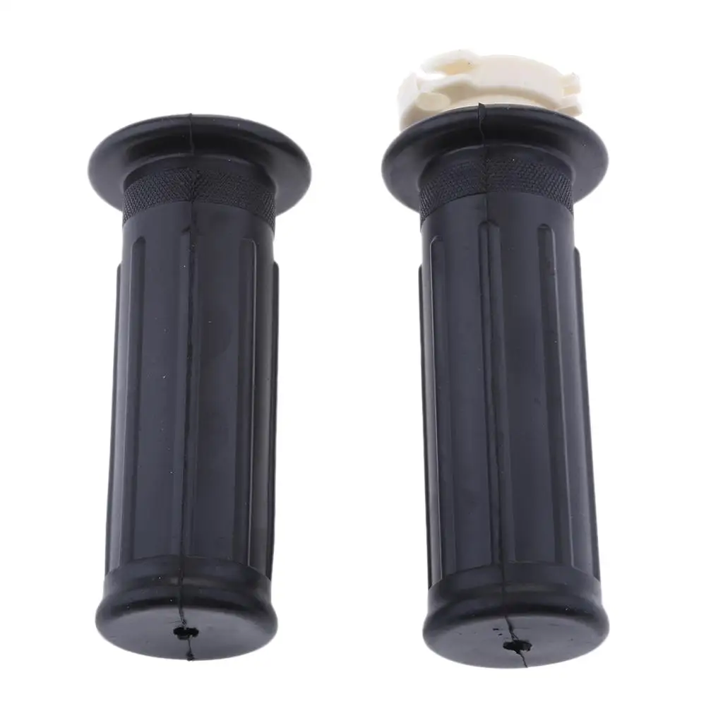 1 Pair 22mm 7/8' Motorcycle Handlebar Grips Twist Grip Fuel Storage Tank With Cap Hose for Yamaha PW50 PY50 Peewee 50