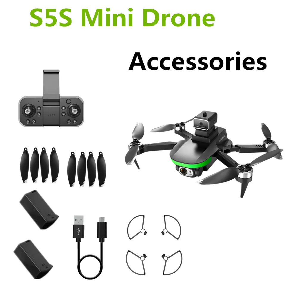 S5S Mini Drone Ersatz Batterie 3,7 V 1600 Mah Batterie Flug 18 Minut S5S Quadcopter Propeller Maple Leaf Für S5S Drone Batterie