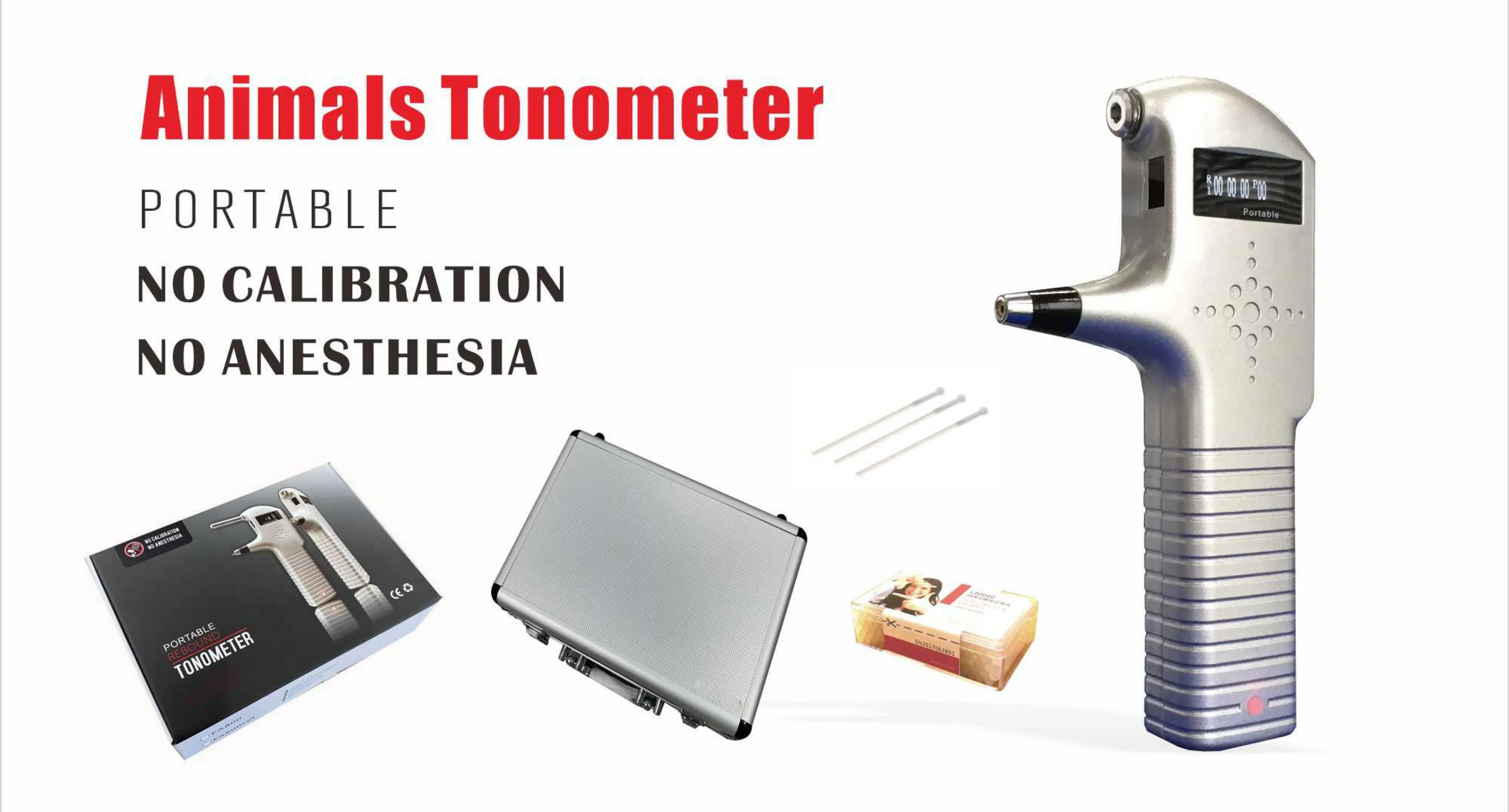 

2025newanimal rebound tonometer for measurement of animal intraocular pressure handheld tonometer veterinary instrument