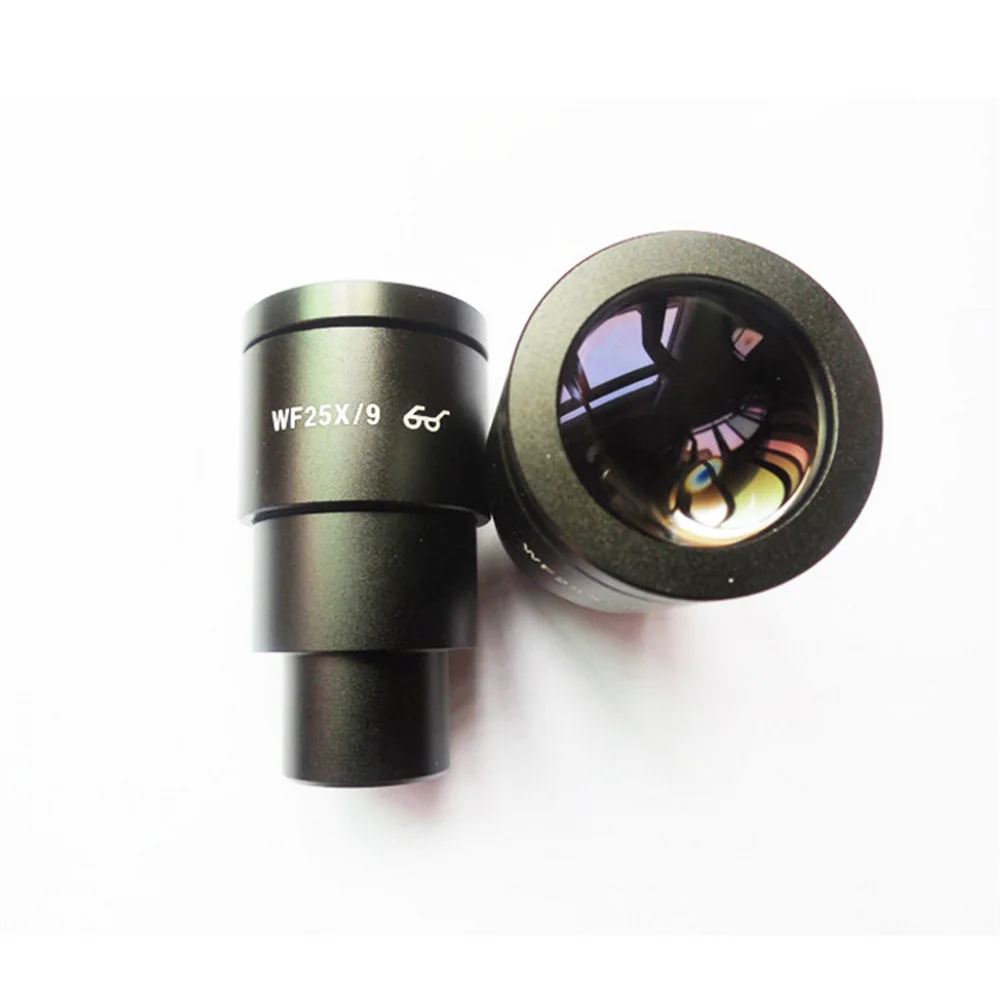 1 Piece Agnicy Stereo Microscope Wide-angle Eyepiece Large Field of View High Eye Point 25 Times WF25X/9 Interface 30mm