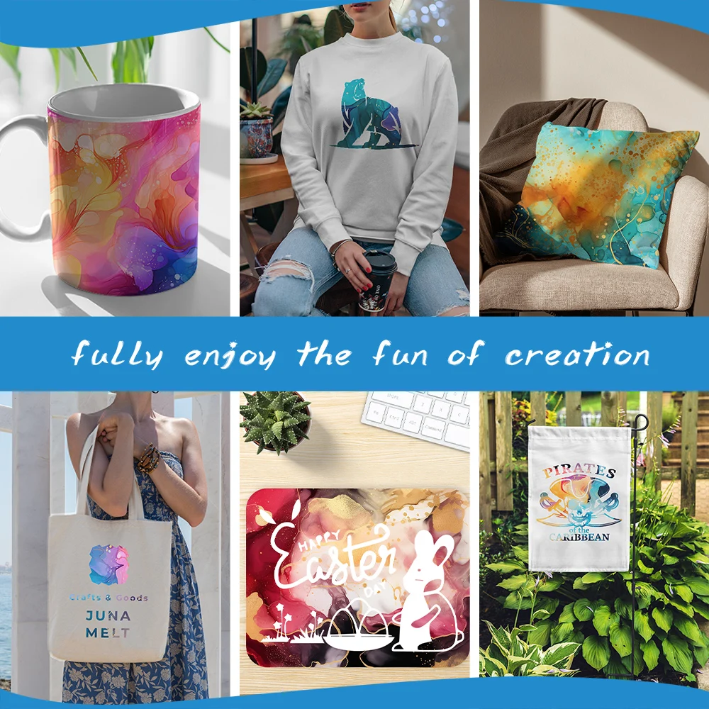 WOWOCUT Arkusz do sublimacji marmuru 12*12 cali, papier do sublimacji akwarelowej do kubków, podstawek do termotransferu