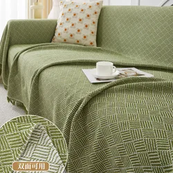 New Chenille Sofa Blanket Multipurpose Solid Color Furniture Cover Sectional Sofa Mat Sofa Towel Covers Home Living Room Decor