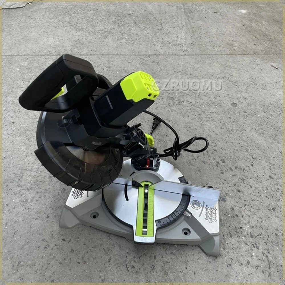 8 Inch Dual Bevel Sliding Miter Saw, 60T Carbide Blade Wood & Aluminum Cutter