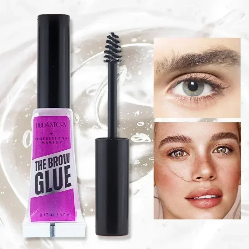 Wilde Wenkbrauw Gel Zeep Waterdichte Wenkbrauw Styling Wax Make-Up Sneldrogende, Duurzame Wenkbrauwpommade Instelling Natuurlijke Transparante Stereo