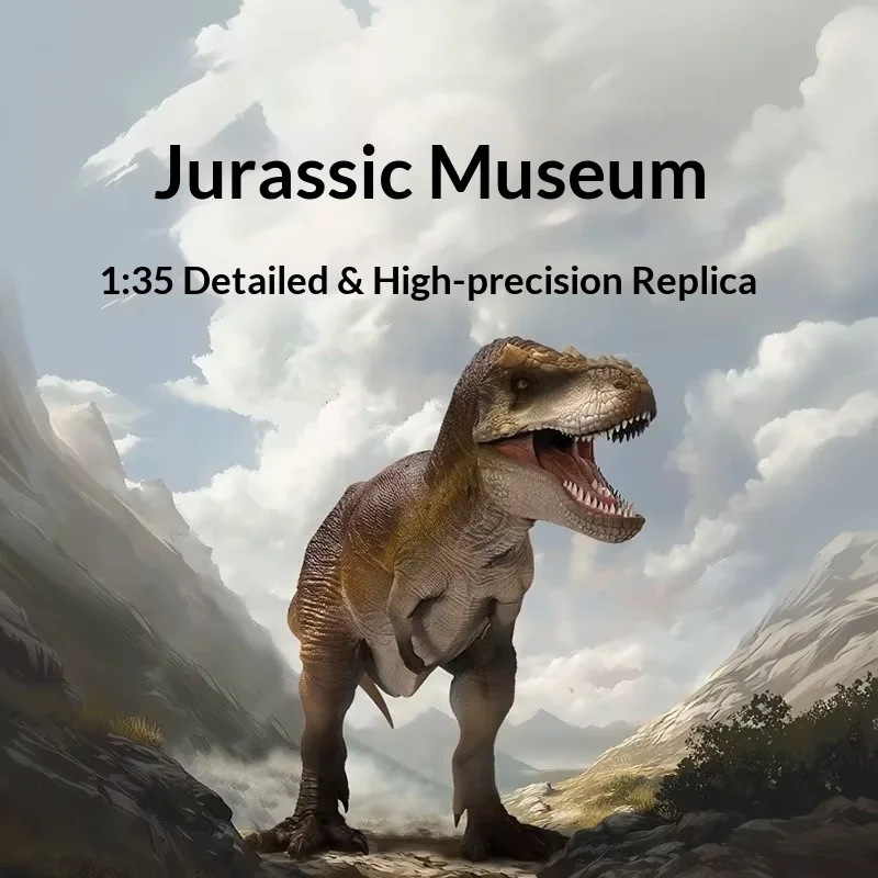 

Realistic Tyrannosaurus Rex Dinosaur Model Toy Unisex Children's Gift Collectible Action Figure Animal Model Handmade Craft