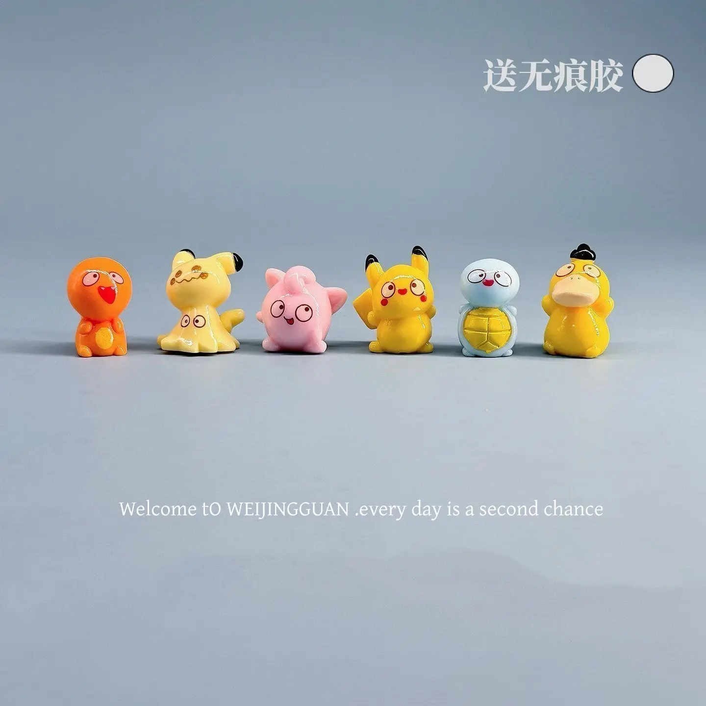 Cartoon Pokémon Tsundere Small Figurine Car Dashboard Screen Computer Desk Desktop Stress Relief view 2